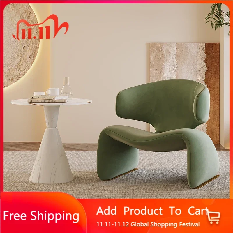

Relaxing Nordic Modern Chair Bedroom Accent Designer Chair Designer Lounge Makeup Silla Escritorio Living Room Furniture DWH