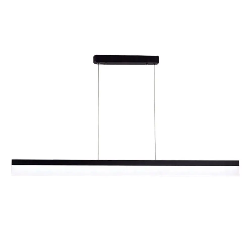 

16W LED Pendant Lamps Modern Metal Rectangle Aluminum Dining Room Ceiling Chandeliers Living Room Hanging Light