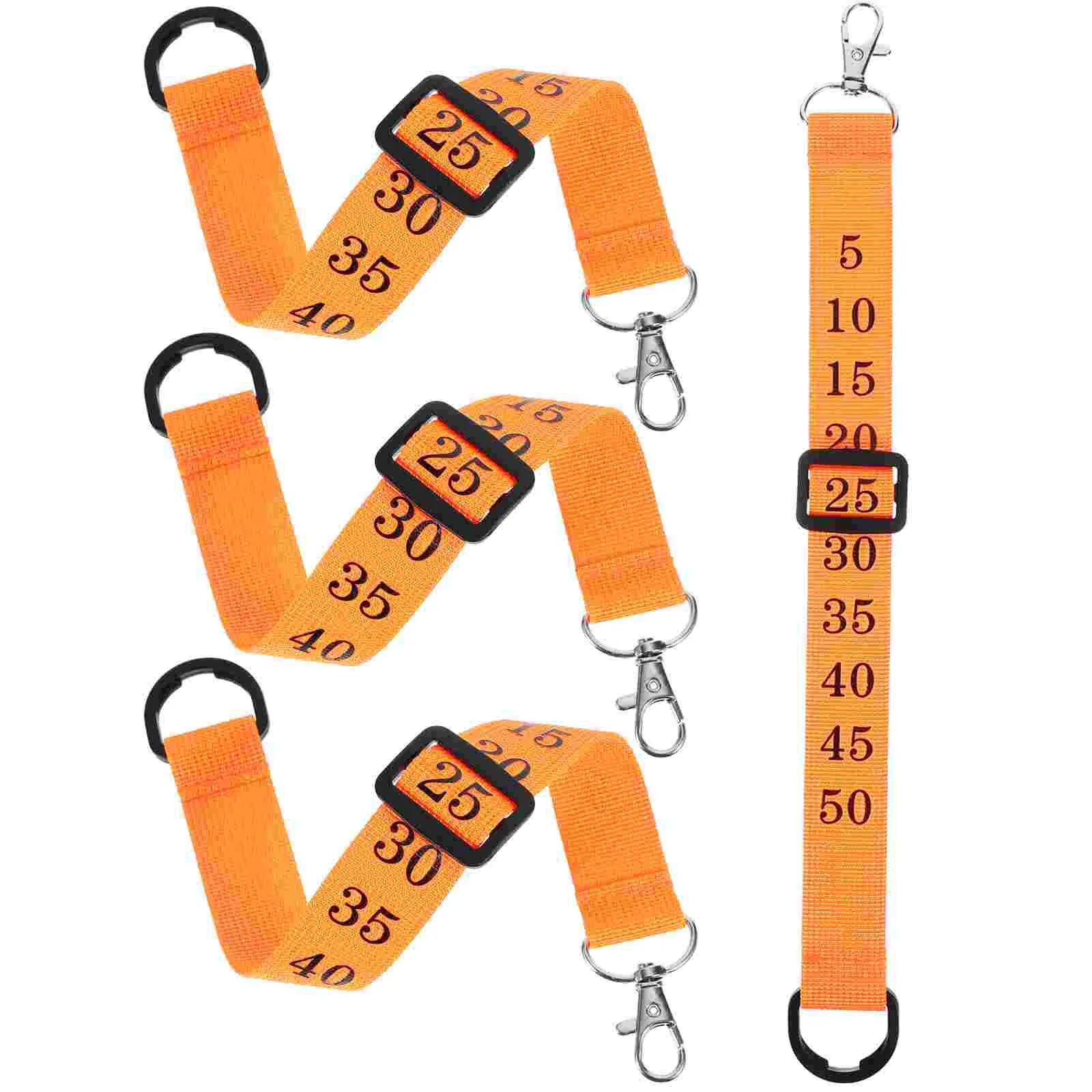 

4 Pcs Soccer Ball Numbered Chain Clip Referee Accessories Wrist Nylon Football Gear Men's