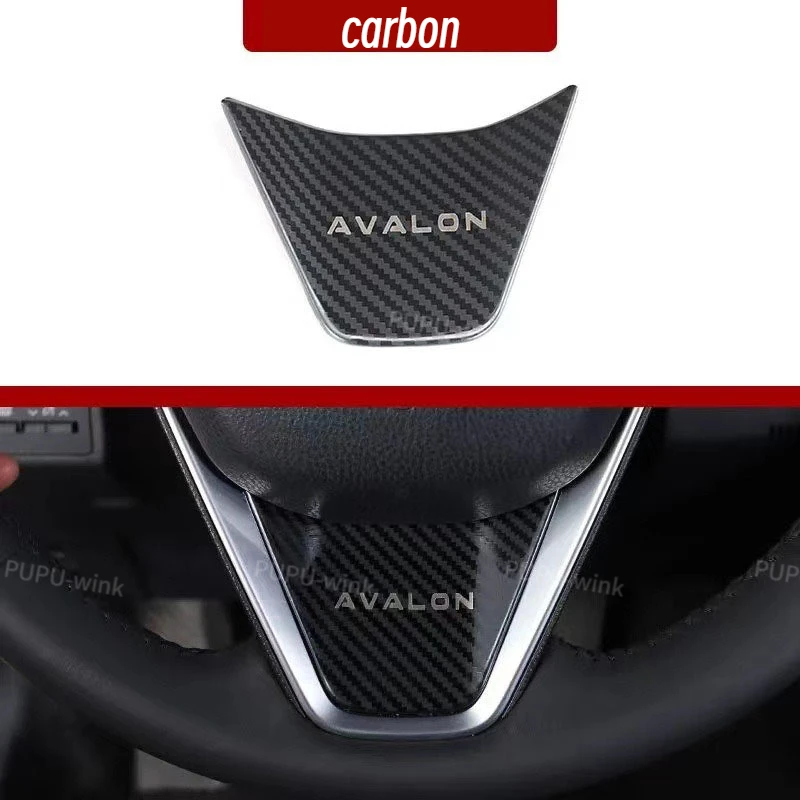 

Отделка рулевого колеса из нержавеющей стали для Toyota Avalon 2018-2023, наклейки с защитой от царапин