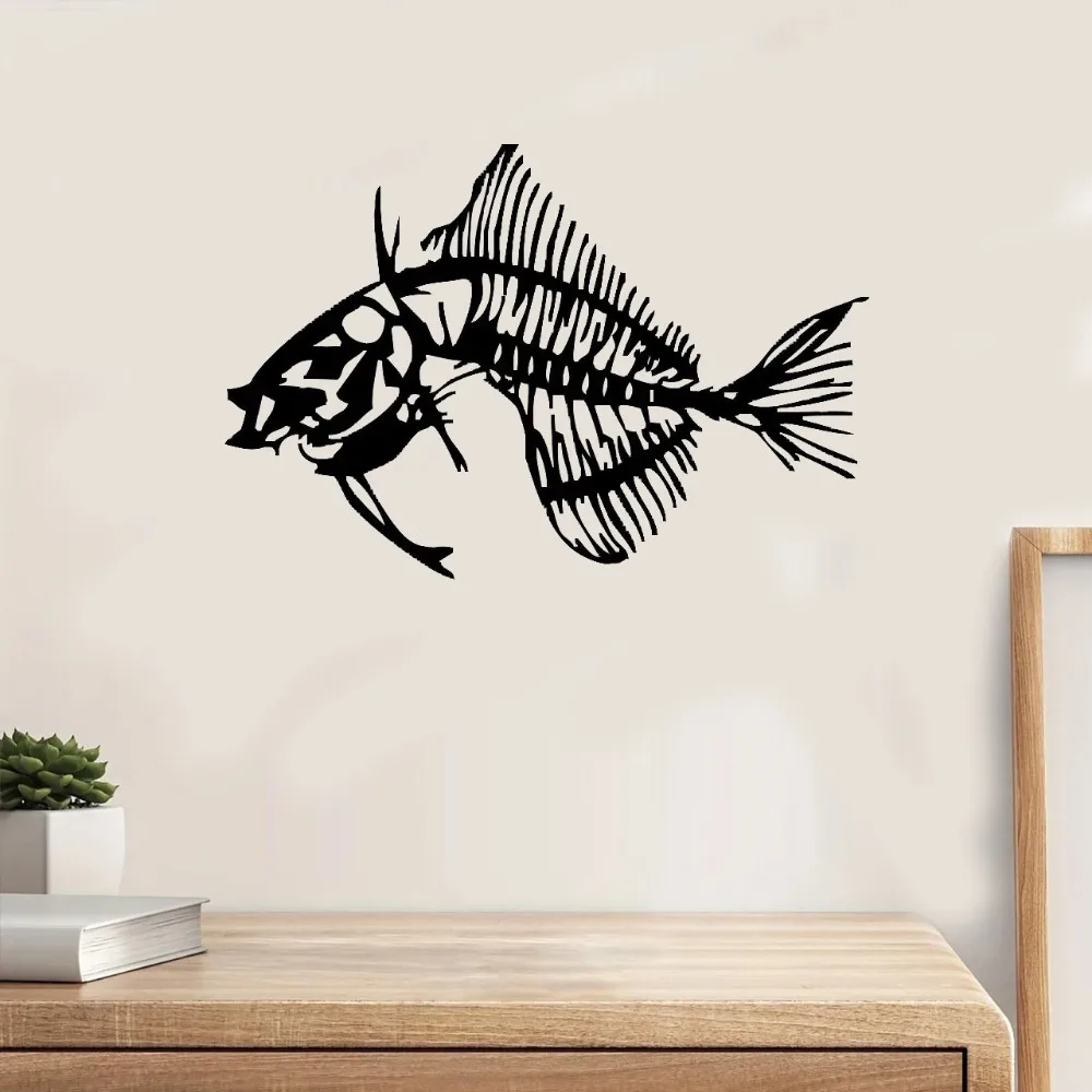 Металлические подвесные украшения в виде рыбьей кости железная поделка для