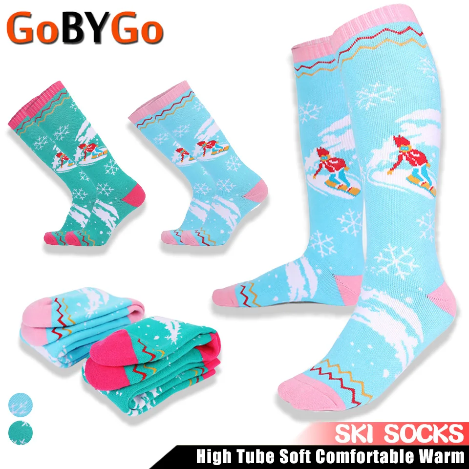 

Winter High Tube Ski Socks High Elastic Soft Comfortable Skiing Climbing Hiking Snowboard Outdoor Sports Thermal Socks Unisex