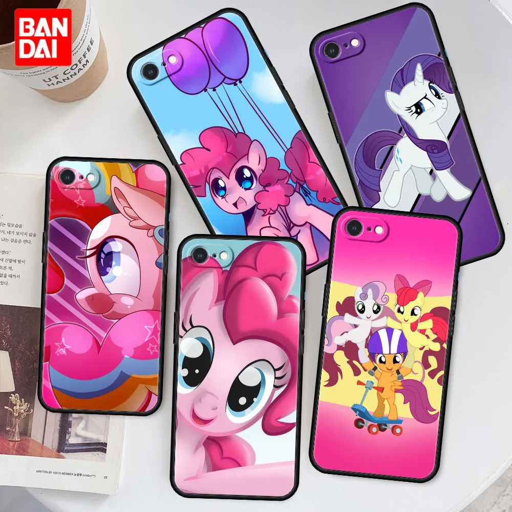 

Cover Case for iPhone 6 6S 7 8 SE 2020 X XS XR Plus Max Soft Capa Armor Funda Cell Fashion Luxury Anime Cartoon My Little Pony