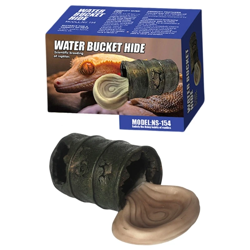 KX4B Аквариумы рыбья шкура украшение пещеры черепахи укрытие пещерная среда