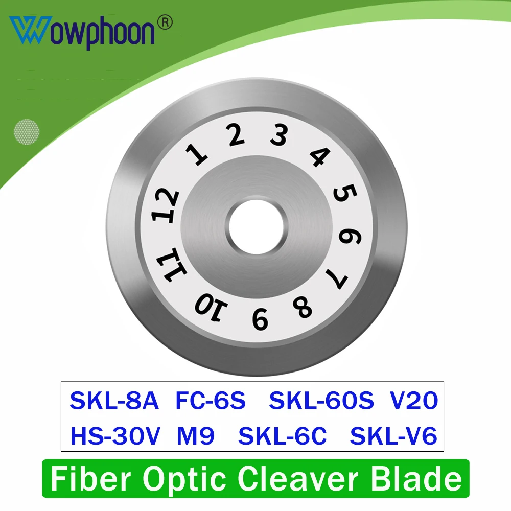 Фото Нож для резки оптического волокна FC-6S SKL-6C M9 HS-30 HS-30V SKL-8A, инструмент для резки оптоволокна, запасные части, лезвие 20 мм, 22 мм №1