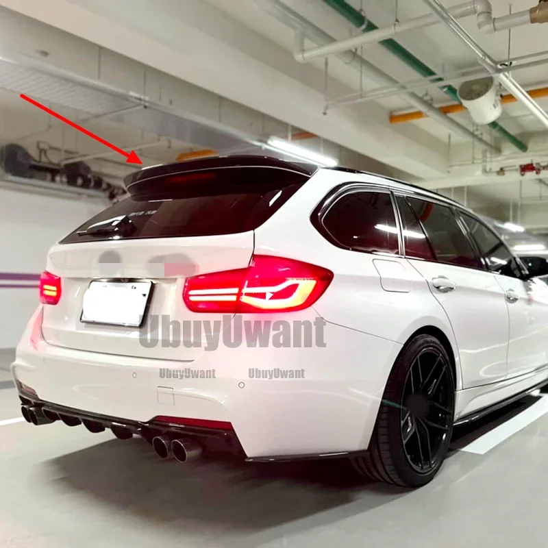 Фото Для BMW F31 3 серии Wagon 320i Touring, оптовая продажа, задняя крышка багажника из углеродного волокна, автомобильный спойлер, крылья с утиным хвостом, 2013-2018 №3