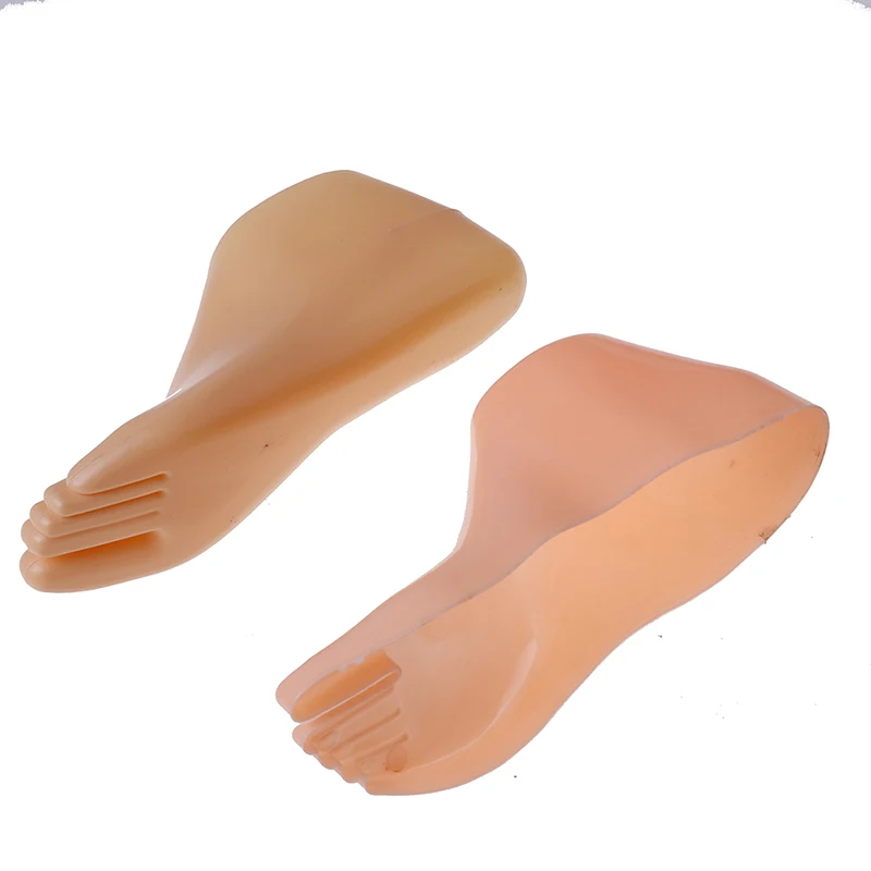 2pc/1Pair Nude/Clear Plastic Female Feet Mannequin Model For Foot Thong Style Sandal Jewerly Sandal Shoe Sock Display images - 6