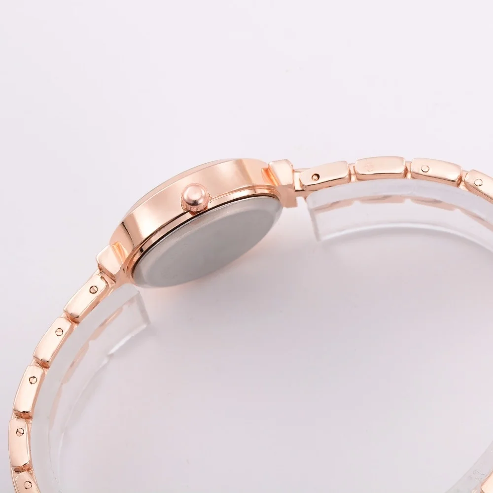 Женские Аналоговые кварцевые часы с браслетом из нержавеющей стали - купить по