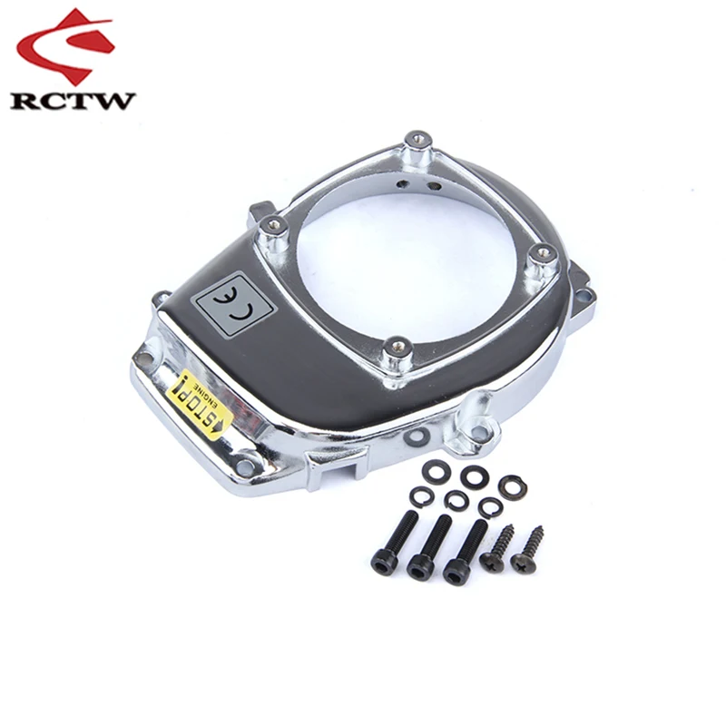 

Хромированная крышка вентилятора маховика подходит для 23cc-36cc Zenoah двигатель Cy для 1/5 Hpi Rovan King Motor Baja 5b Ss 5t 5sc Запчасти для радиоуправляемых авт...