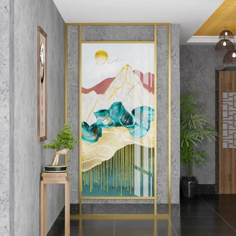 Роскошная решетка для экрана из нержавеющей стали в скандинавском стиле