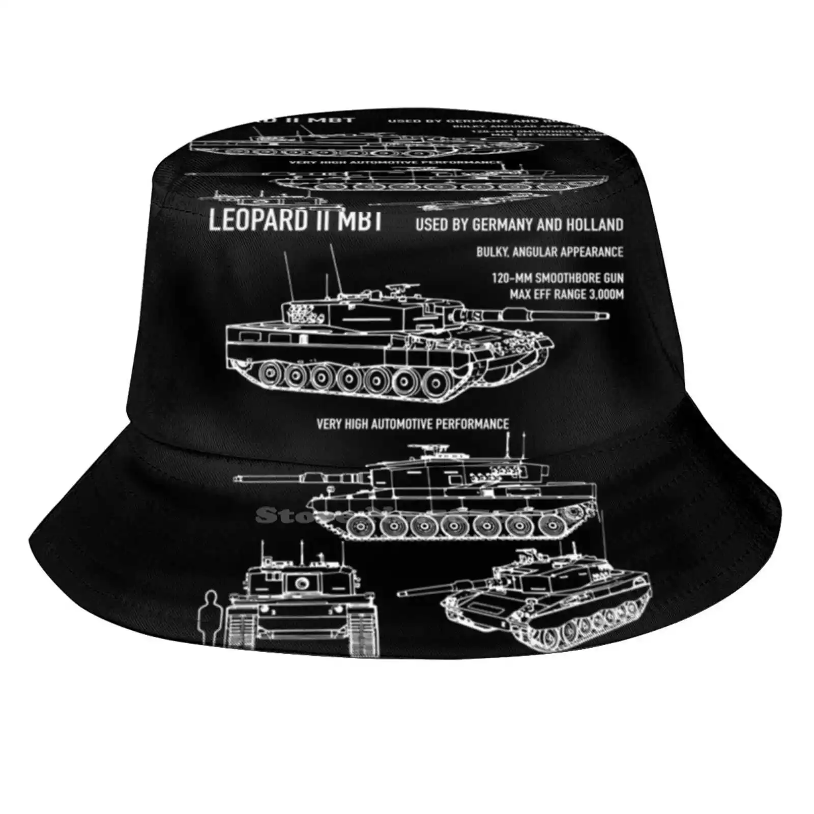 

Леопардовый 2 Основной боевой танк схема подарок Корейская женская уличная шляпа от солнца Панама Кепка основной боевой танк схема Военная ...