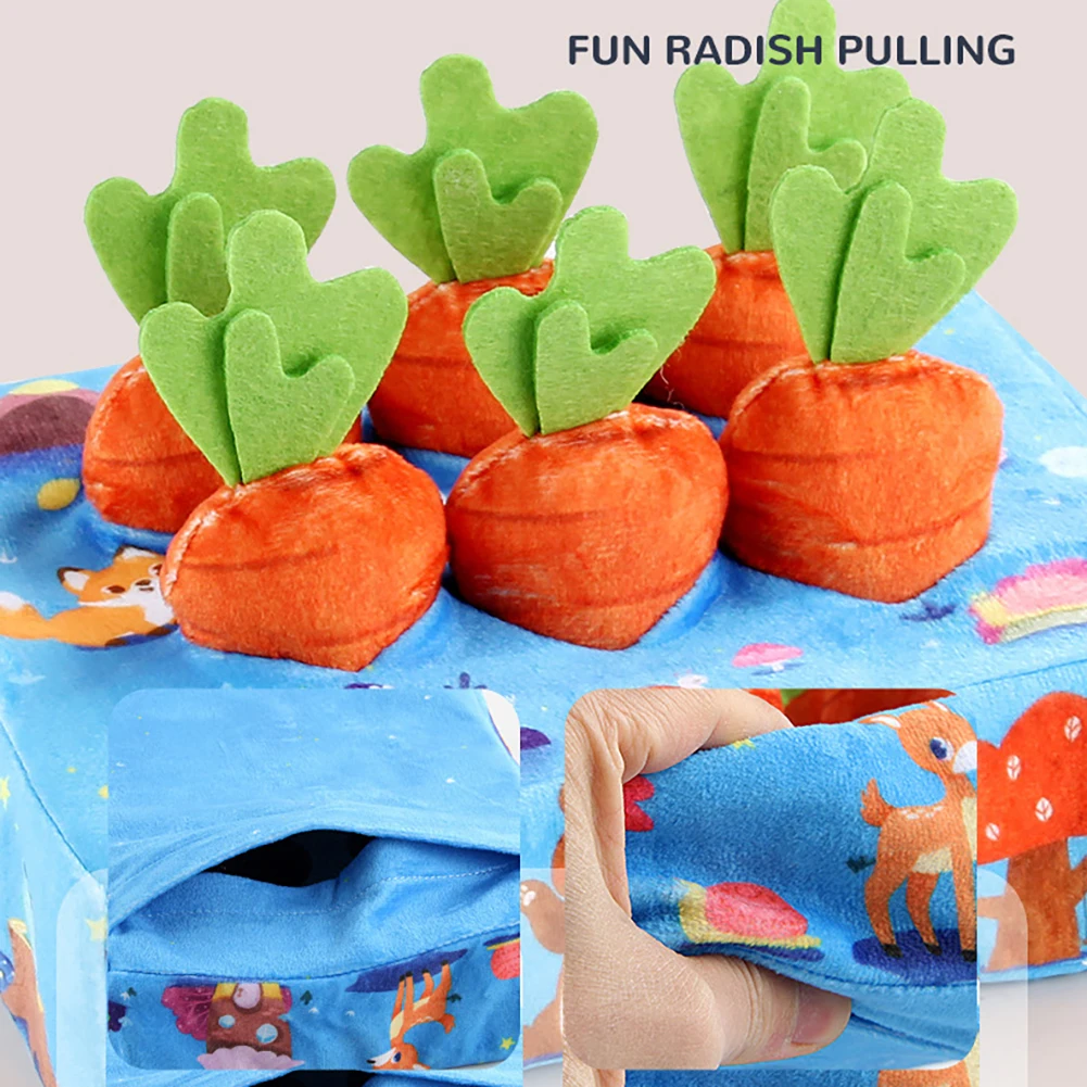 Игрушки-кролики интерактивные игрушки с 6 маленькими морковиками маленькие