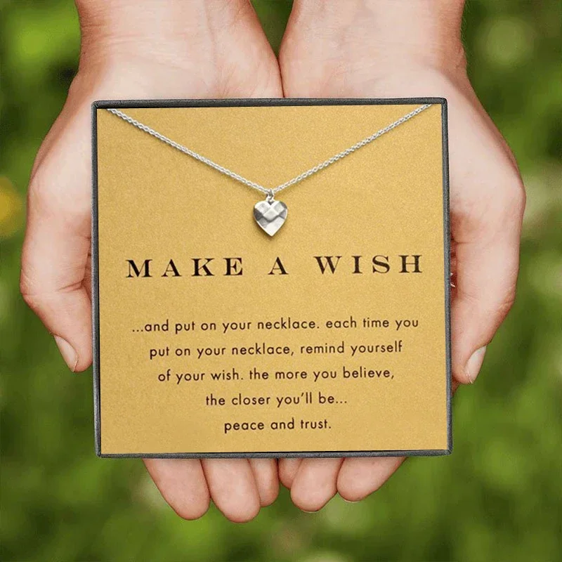 Ожерелье с романтическим вырезом в виде сердца и любви спросите свадебный