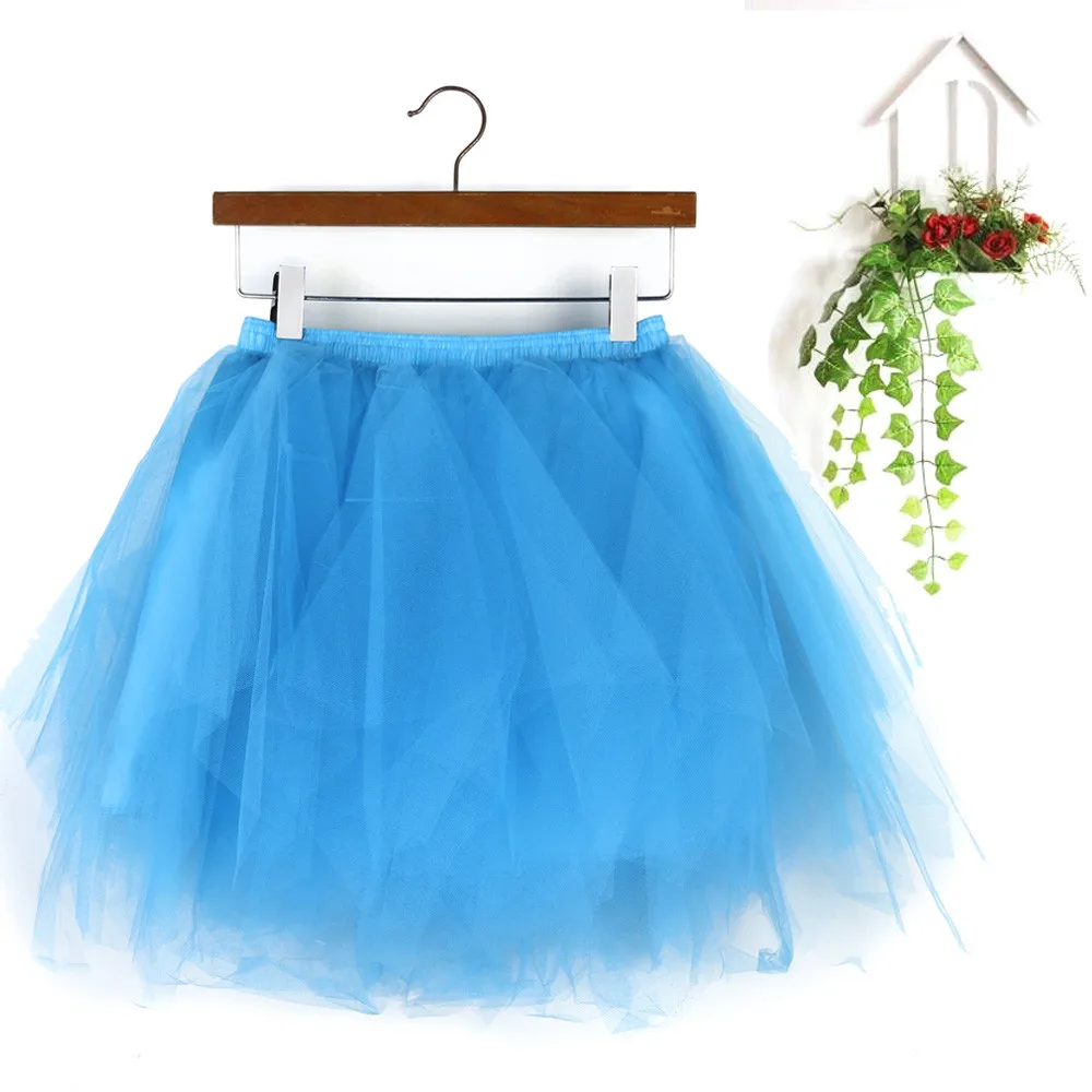 

Womens Pleated Short Skirt Adult Tutu Dancing Skirt
