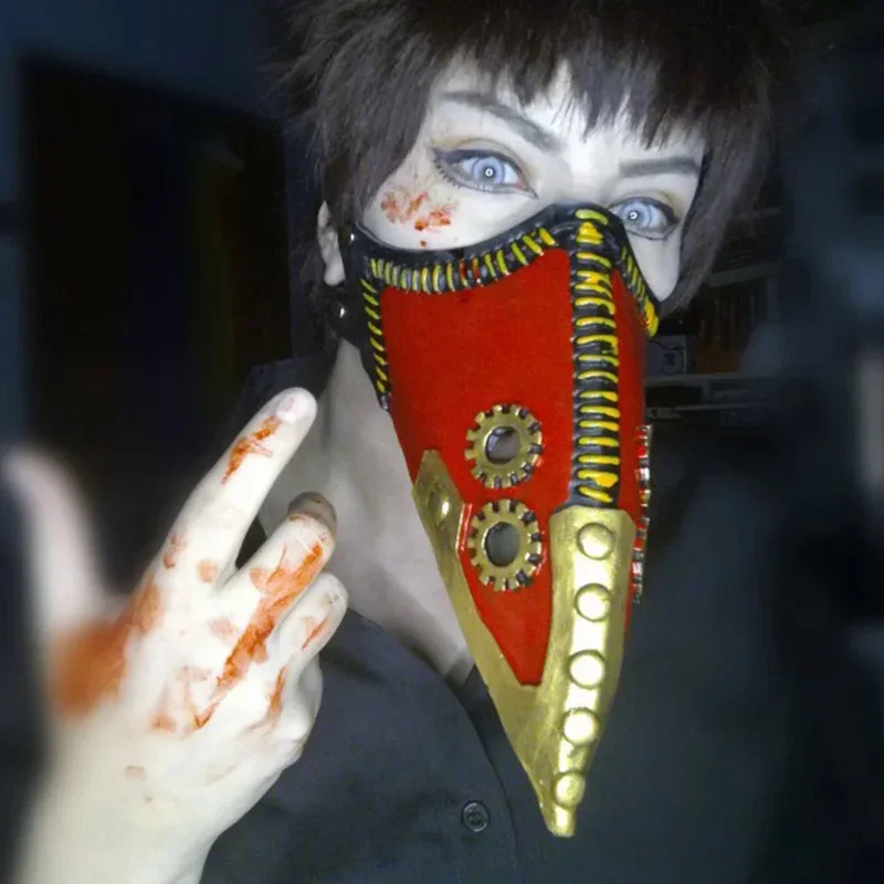 Coslan аниме My Hero Academia маска для капитального ремонта косплей стимпанк ворона рот