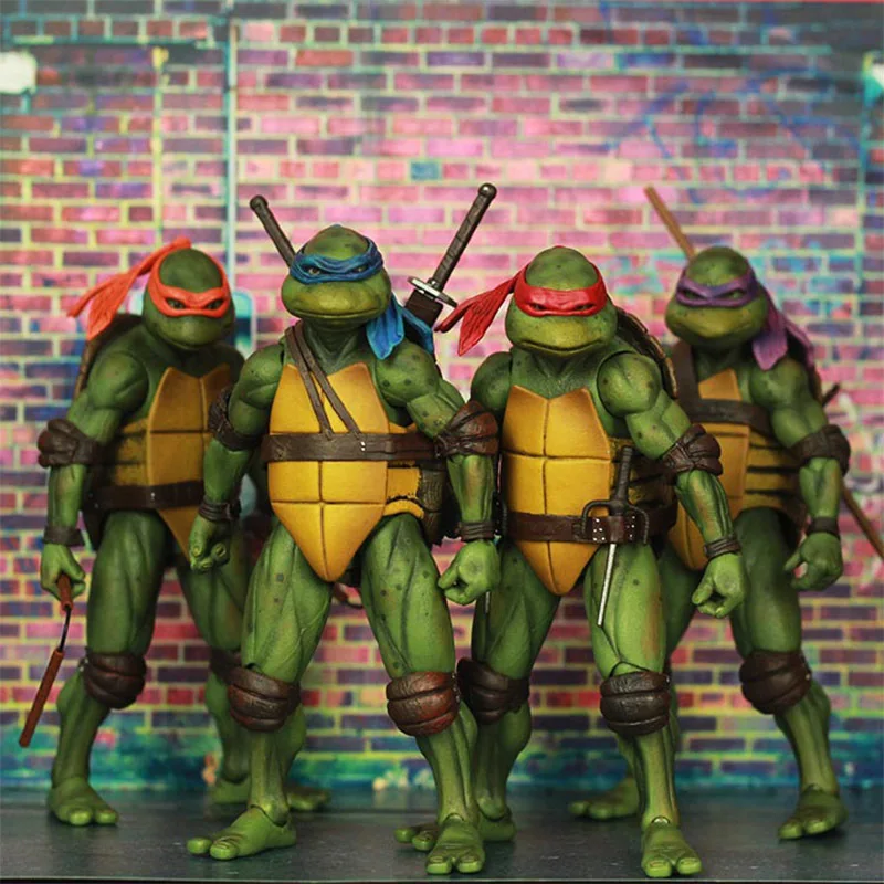 

Neca Teenage Mutant Ninja Turtles Anime Action Figure Model Toys Collection Figures Kids Boy Halloweens Christmas Birthday Gifts