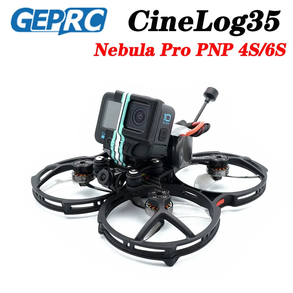 

GEPRC CineLog35 HD WITH Vista Nebula Pro System 4S/6S Cinewhoop GR2004-1750KV / 2550KV For RC FPV Quadcopter Freestyle Drone