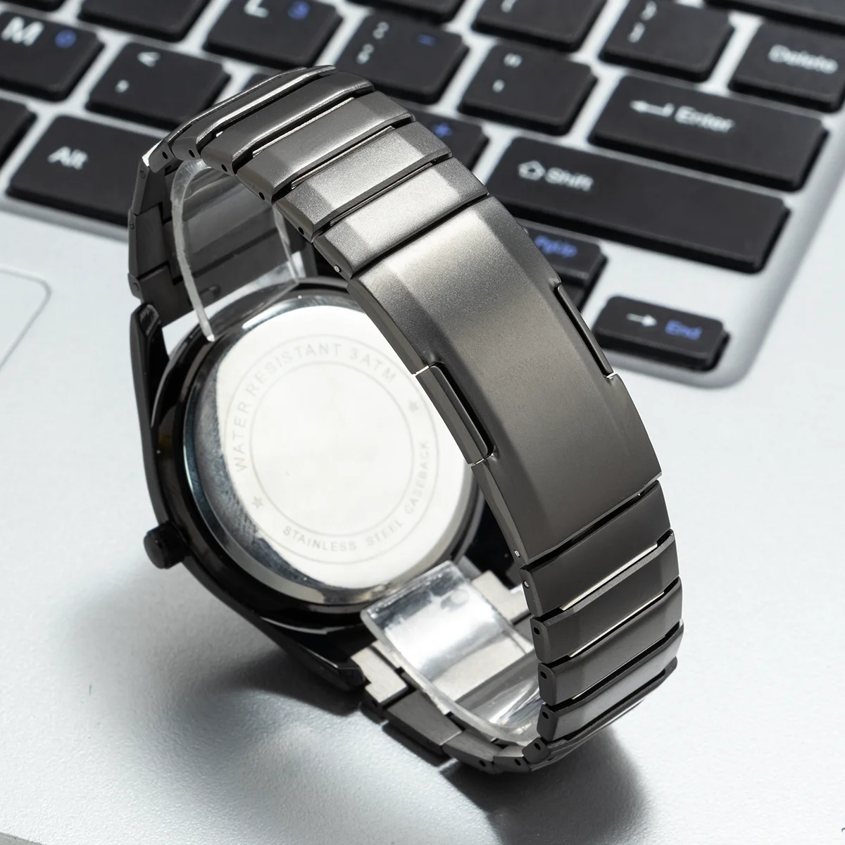 Фото Роскошный металлический ремешок для Google Pixel Watch 4/3/2/1 41 мм, быстросъемный браслет из нержавеющей стали для Pixel 4/3 45 мм, мужской деловой браслет №2