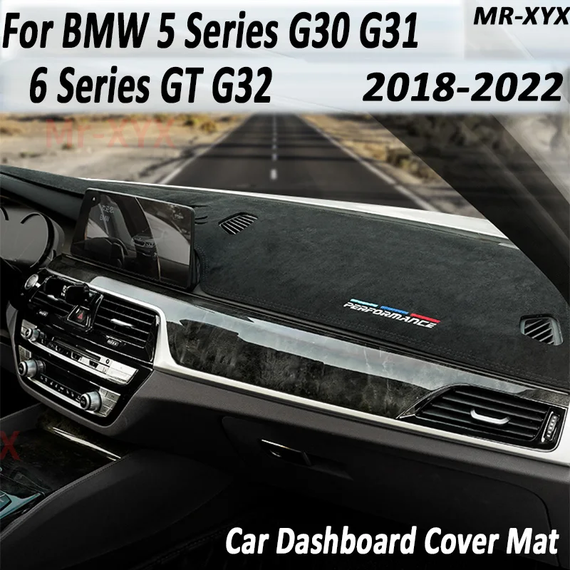 

Для BMW 5 6 серий GT G30 G31 G32 2018 2020 2022 коврик для приборной панели коврик для защиты от солнца коврик ковер анти-УФ аксессуары защитный
