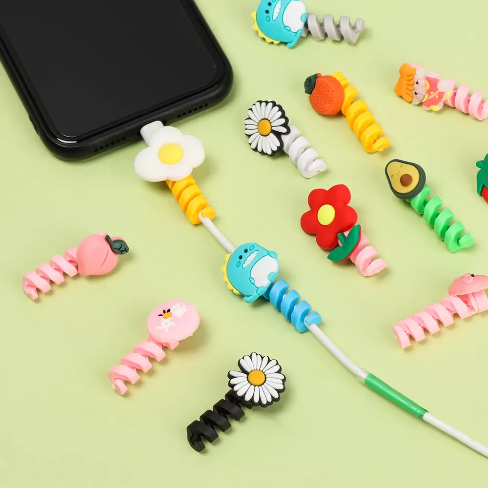 

NEW2022 1pc Cable Bite Cartoon Animal Charger Cable Sleeve For USB Charging Data Wire Protection Cover Case ​Data Line Cable W