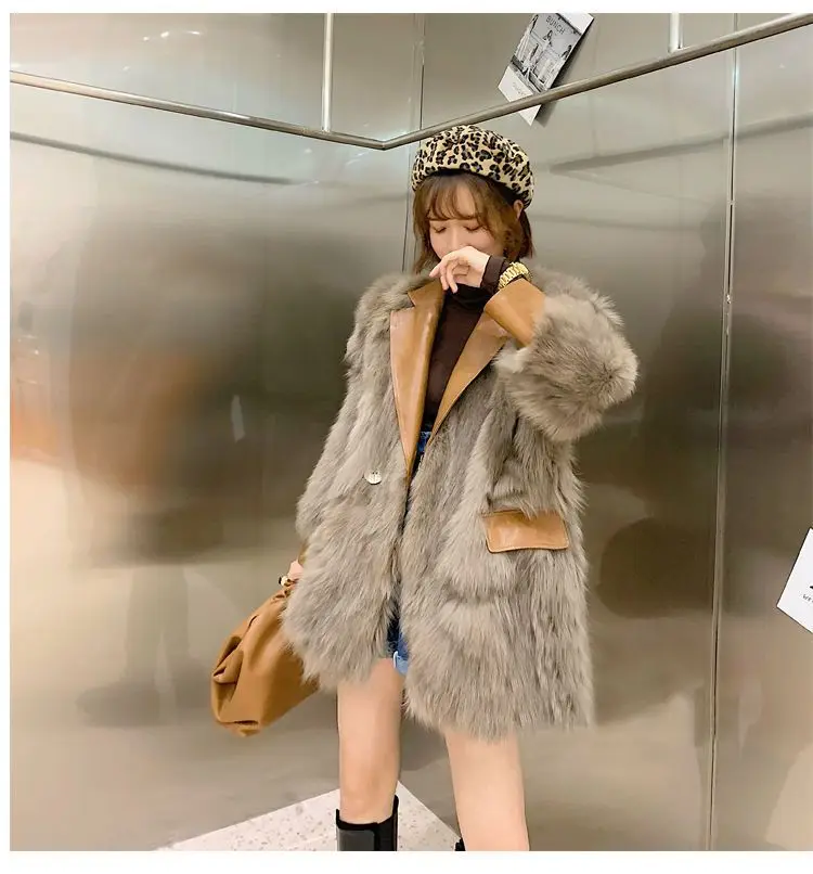 Winter Coat for Women 2022 Fur Coat Women Jacket Women Faux Fur Coat Warm Thicken Fur Jackets for Women Korean Trench Coats