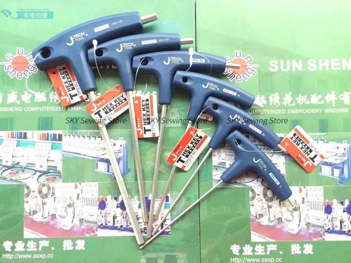 1 шт. шестигранный ключ Jetech T-типа 2 мм 5 3 4 6 высококачественный с ручкой