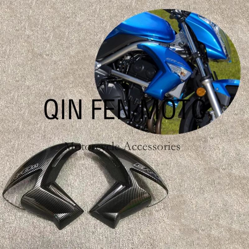 

Motorcycle Fairing Left Right Panel Cover Cowling Frame ABS Carbon Fiber Paint Protectors Fit For KAWASAKI ER6-N ER6N 09-11