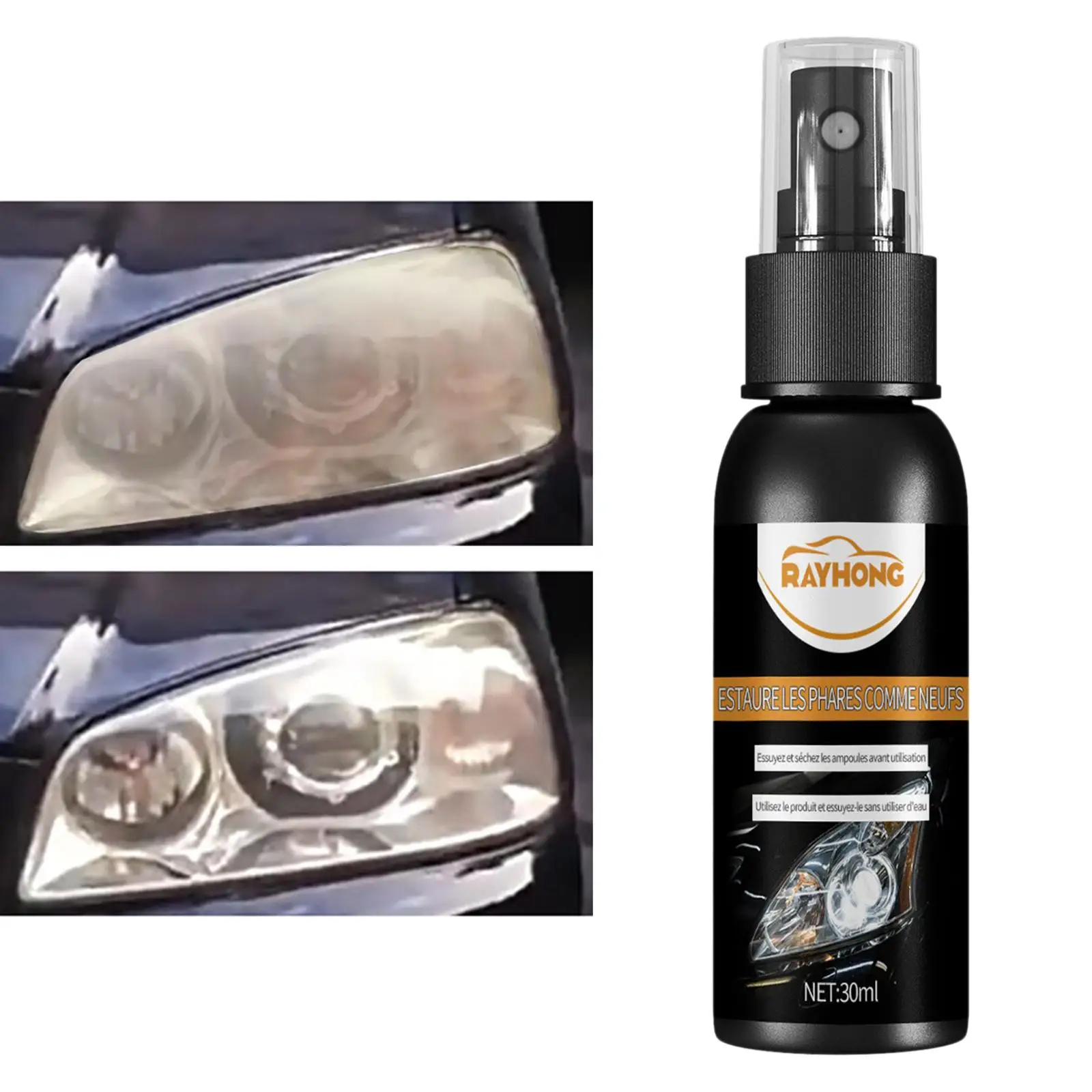 

Car Headlight Scratch Repair Assecories Lamp Restoration Liquid for Fog Lights Repair Matt Yellowed Headlights