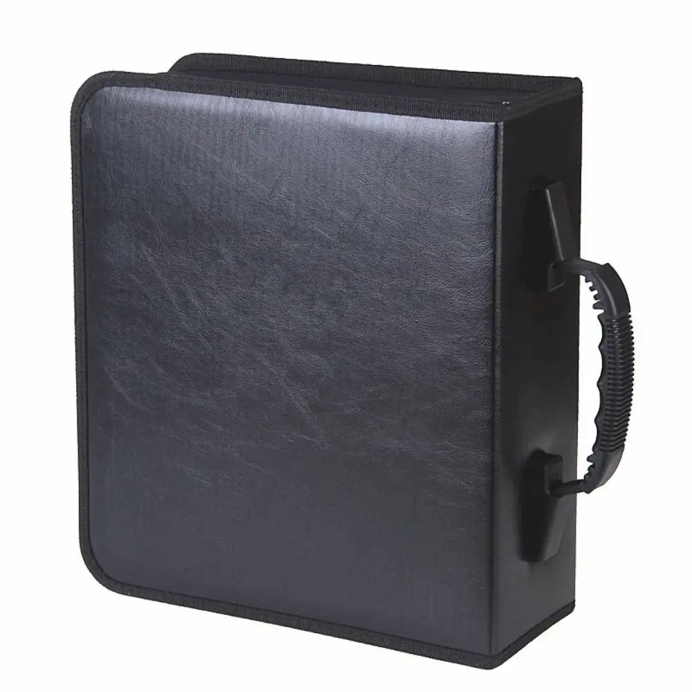 400 диски Pcs вместительная сумка для компакт-дисков ПУ на молнии держатель DVD