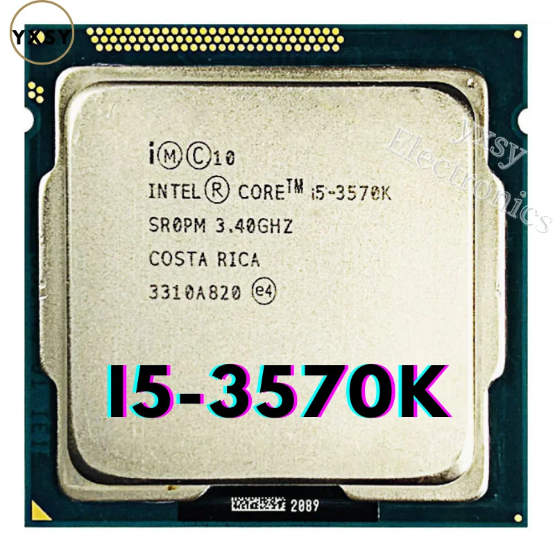 Процессор Intel Core i5-3570K четырехъядерный LGA1155 разъем i5 3570K 3 4 ГГц 77 Вт 6 Мб - купить по