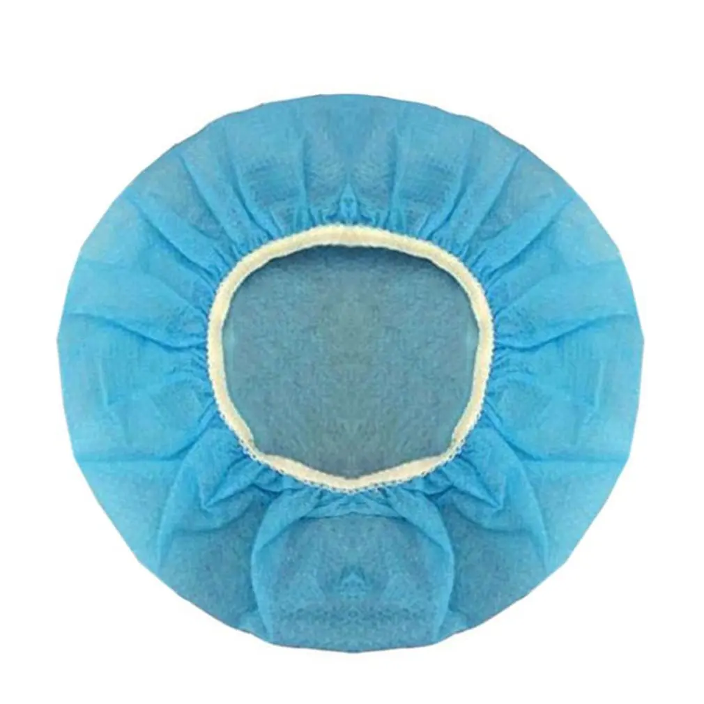 

100 Pcs Disposable Headphone Cover Non Woven Hygienic Dustproof Sweatproof Stretchable Ear Pad Netbar Headset Accessorie