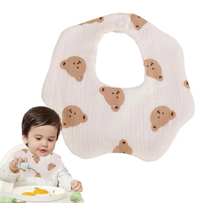 

Cotton Waterproof Baby Bibs Summer Infant Bib Newborn Burp Cloths Bandana For Kids Boys Girls Soft Feeding Saliva Towel