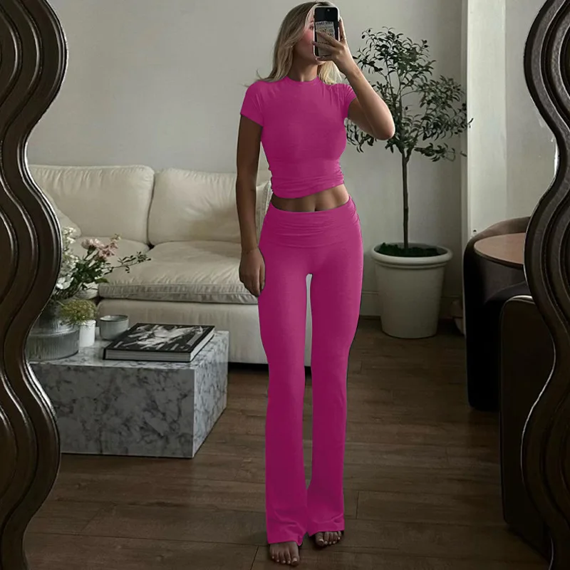 2024 серый костюм с открытым пупком и коротким рукавом женские облегающие