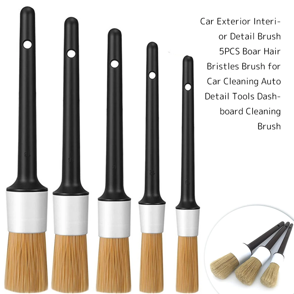 

Car Interior Detailing Brush Set Air Vent Wheels Engine Emblems Auto Interior Dashboard Cleaning Tools Auto Care Car Accessories