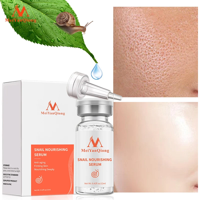 

Snail Essence Hyaluronic Acid Liquid Face Whitening Fade Spot Serum Shrink Pores Ampoule Anti-acne Regenerative Moisture Essence