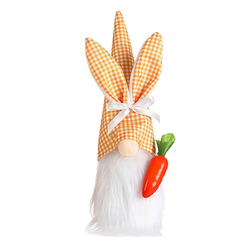 

Пасхальный кролик, украшение, Пасхальный кролик, без лица, фигурка гнома, эльфа, украшение для дома, офивечерние