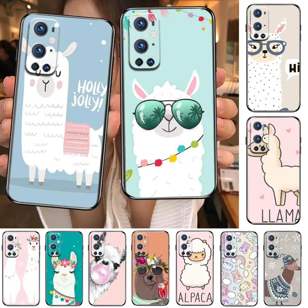 

A-Animated Alpaca For OnePlus Nord N100 N10 5G 9 8 Pro 7 7Pro Case Phone Cover For OnePlus 7 Pro 1+7T 6T 5T 3T Case