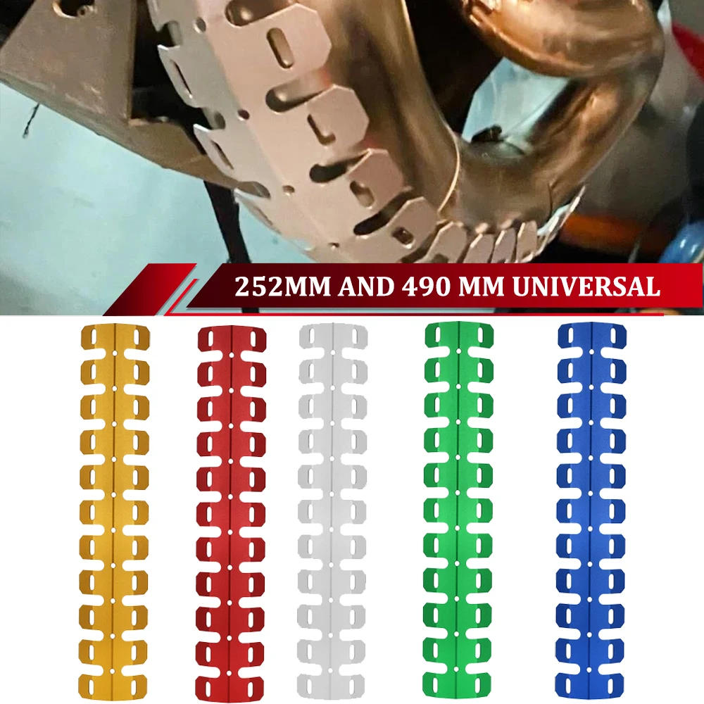 Мотоциклетный выхлопной щиток глушитель защитная крышка теплозащитный экран