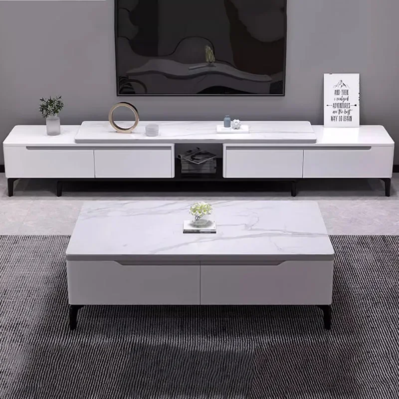 Белая подставка для мобильного телевизора развлекательный центр консоли стол