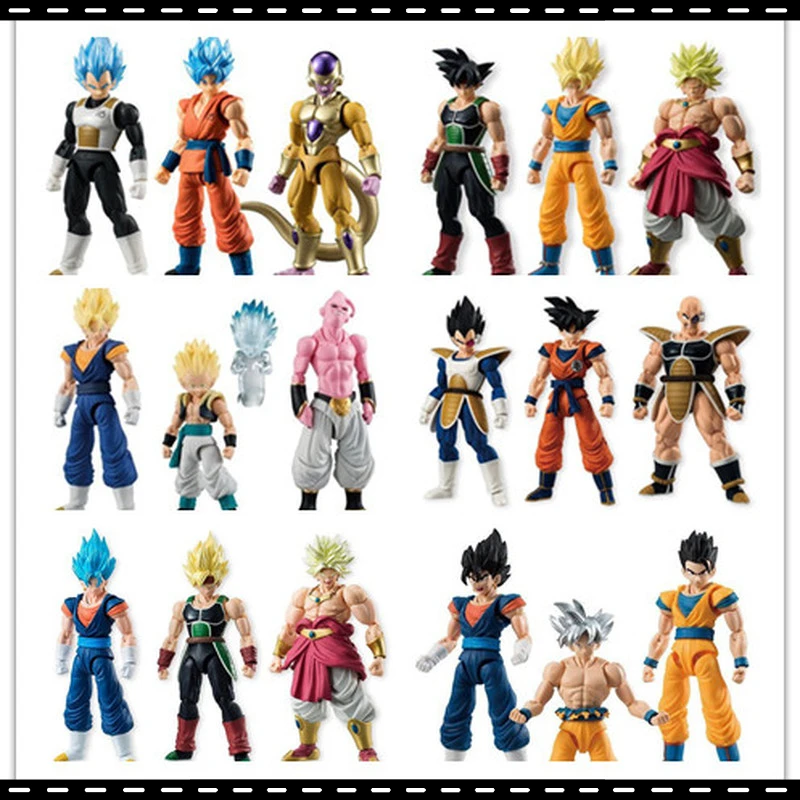 

Bandai Аниме периферийные устройства Драконий жемчуг оптом SHF конфеты игрушки Фигурки героев Naba Вегета Буу Фриза Гоку модельные Фигурки игруш...