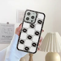 transparent phone case for iphone xr x xs 7 8 plus se 2000 soft silicone black kiss cover for iphone 11 12 13 pro max mini