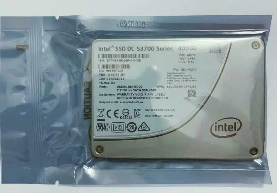 Ssd Intel Sata Ssdsc2ba400g3 S3700 Série Ssd Unidade de Estado Sólido 400gb