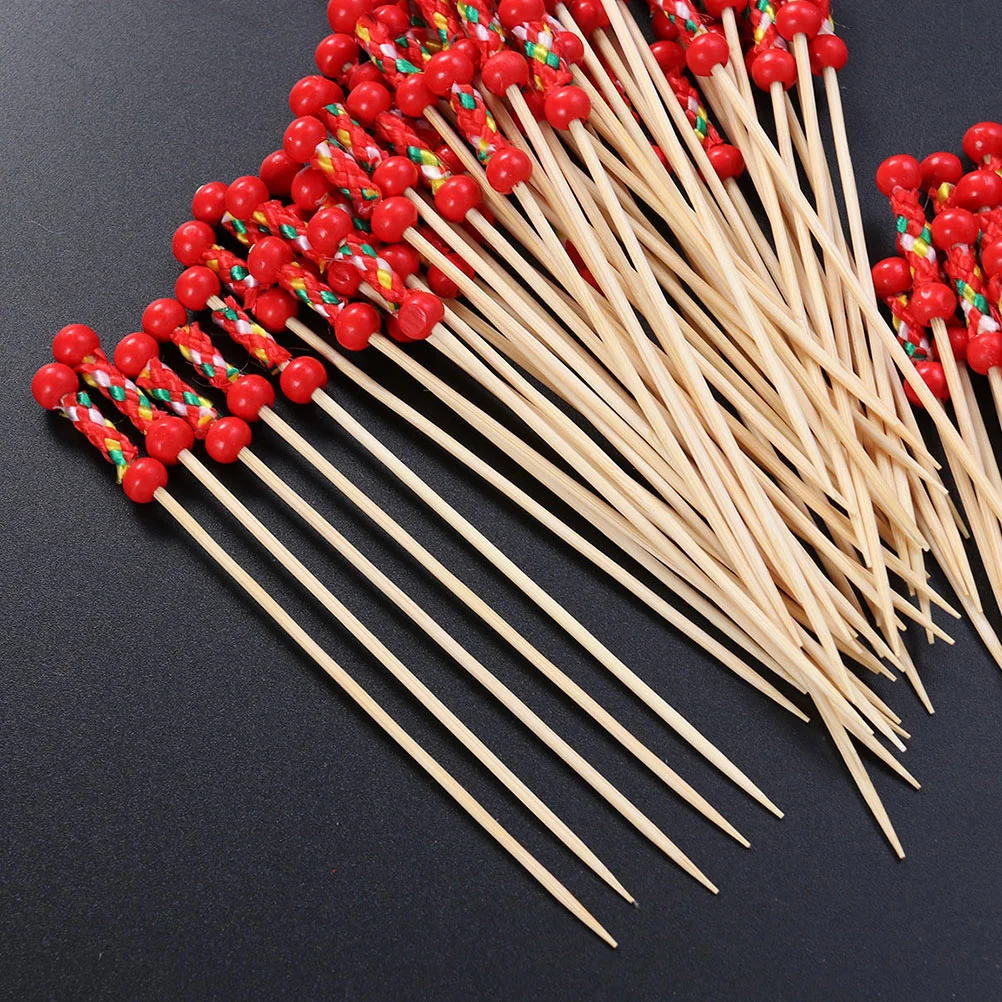 

Pickstoothpicks Toothpick Disposable Stick Party Fruit Appetizers Garnish Accessories Charcuterie Sticks Sandwich Skewersbamboo