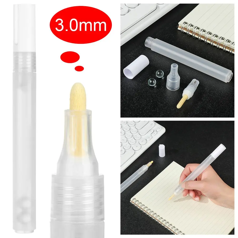 

Repeatable Use Barrels Tube Transparent Empty Pen Rod Graffiti Pens Liquid Chalk Marker Paint Pen Accessories