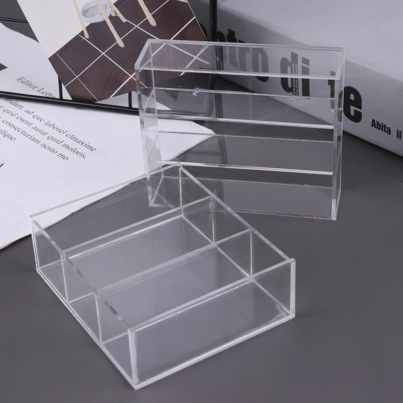 

1/12 Dollhouse Miniature Acrylic Display Case Cupboard Showcase Display Shelf Doll House Accessories