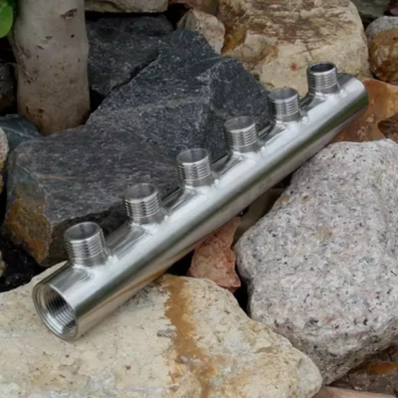 Водообразные коллекторы из нержавеющей стали DN20 304 водяные для подогрева пола