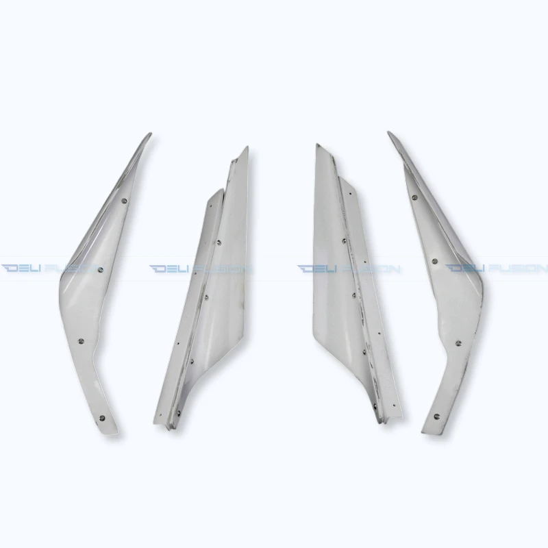 Фото Для Mitsubishi EVO10 CZ4A 2008-2016: передний бампер в стиле VRS Wide Ver Hyper Canard, 10 шт. (только для комплекта VRS Wide Body Kit) №5