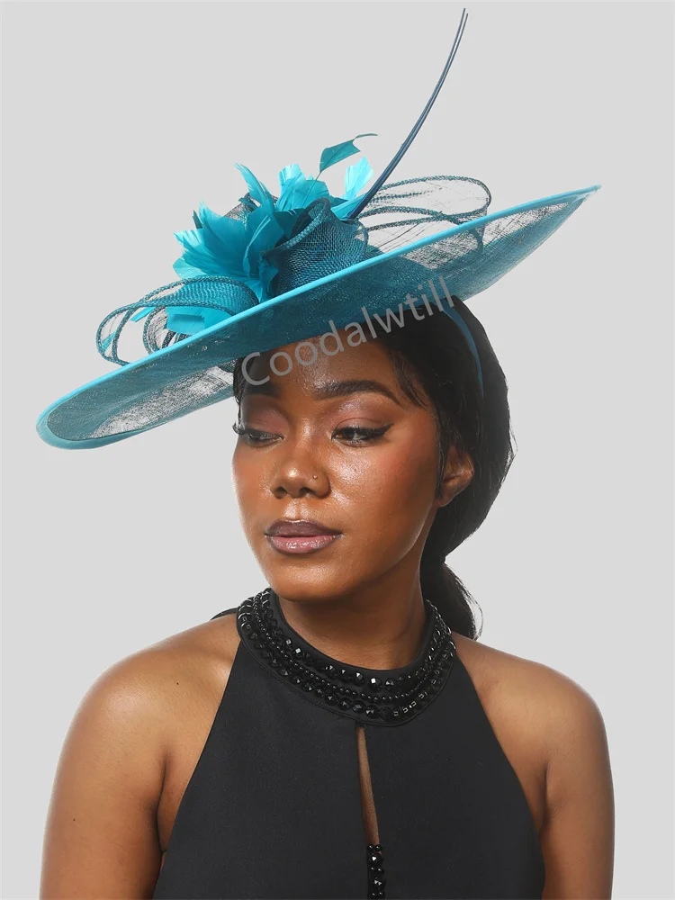 Женская большая шляпа-чародей женская свадебная шляпа-дерби в Кентукки головной