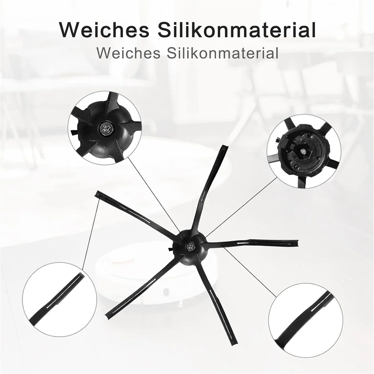 Для Xiaomi Roborock S7 S7+ Plus MaxV Pro Ultra T7 T7S Пылесос Mian Боковая щетка Фильтр Швабры