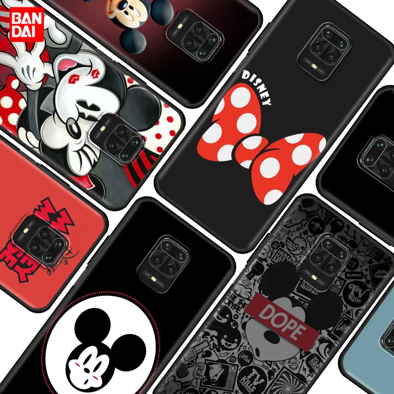

Cover Case for Xiaomi Redmi Note 7 8 8T 9 9S 10 11 11T Pro 8Pro 10Pro 11ProPlus 4G 5G Soft Coque Full Style Mickey Mouse Cool